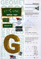 Açı Yayınları TYT AYT Geometri Efsane Çek Kopart Yaprak Test - Açı Yayınları