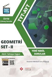 Sonuç Yayınları TYT AYT Geometri Set 2 Kazanım Merkezli Soru Kitapçığı - Sonuç Yayınları