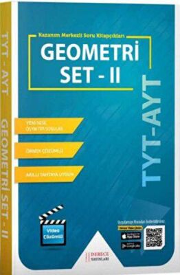 Derece Yayınları - Bayilik TYT AYT Geometri Set II kapağı