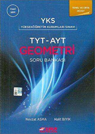 Esen Yayınları TYT AYT Geometri Soru Bankası Temel ve Orta Düzey Mavi Seri