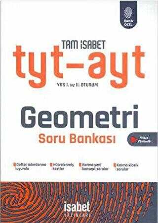 İsabet Yayınları Tyt Ayt Geometri Tam İsabet Soru Bankası
