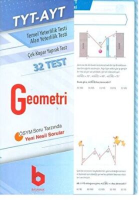 Basamak Yayınları TYT-AYT Geometri Çek - Kopar Yaprak Test - 1