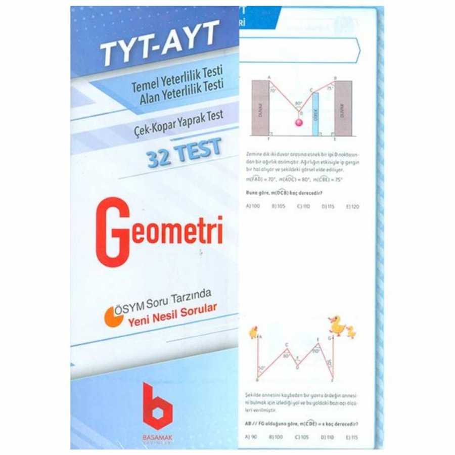Basamak Yayınları 2020 TYT-AYT Geometri Çek - Kopar Yaprak Test