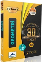 TYT AYT Geometri Video Çözümlü 30 Deneme - PARAF Yayınları
