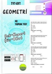 Pano Yayınevi TYT AYT Geometri 48 Yaprak Test - Pano Yayınevi