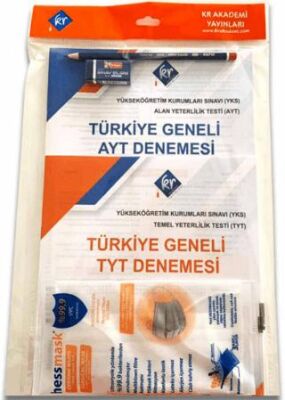 TYT AYT Gerçek Sınav Seti Optik, Kalem, Silgi, Maskeli Set - 1