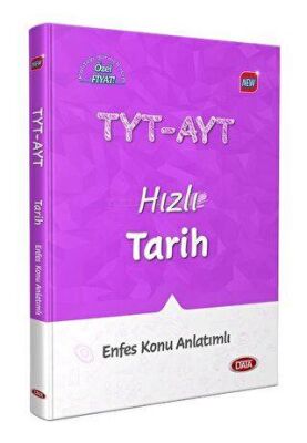 Data Yayınları TYT-AYT Hızlı Tarih Konu Enfes Konu Anlatımlı - 1
