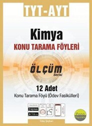 Pano Yayınevi TYT AYT Kimya Konu Tarama Föyleri Ölçüm Serisi 12 Fasikül - Pano Yayınevi