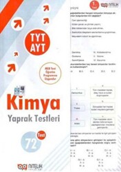 Nitelik Yayınları TYT AYT Kimya Yaprak Testleri - Nitelik Yayınları