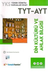 Kampüs Yayınları TYT AYT Konu Özetli Din Kültürü Ve Ahlak Bilgisi Soru Bankası - Kampüs Yayınları