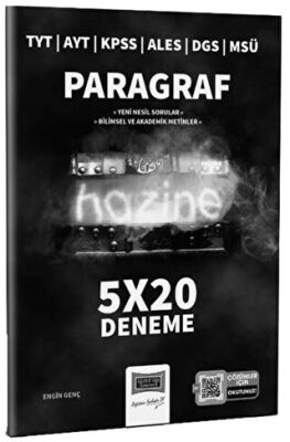 Yargı Yayınevi TYT AYT KPSS ALES DGS MSÜ Hazine Paragraf 5x20 Denemeler Yargı Yayınları - 1