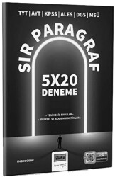 Yargı Yayınevi TYT AYT KPSS ALES DGS MSÜ Sır Paragraf 5x20 Deneme Yargı Yayınları - Yargı Yayınevi