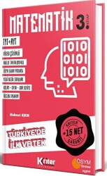 Kriter Akademi TYT AYT 15 Net Garantili Matematik 3. Kitap - Kriter Akademi