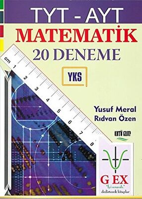 Yazarın Kendi Yayını - Yusuf Meral TYT - AYT Matematik 20 Deneme - 1