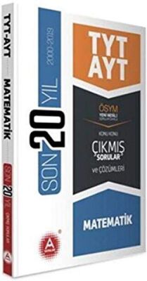 A Yayınları TYT AYT Matematik Son 20 Yıl Konu Konu Çıkmış Sorular - 1