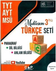 TYT AYT MSÜ Muhteşem 3 lü Türkçe Seti - Çap Yayınları