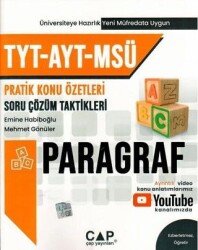 TYT AYT MSÜ Paragraf Konu Özetli Soru Çözümleri - Çap Yayınları