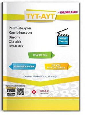 Sonuç Yayınları TYT AYT Permütasyon Kombinasyon Binom Olasılık İstatistik - 1