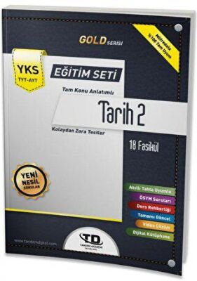 Tandem Yayınları TYT - AYT Gold Serisi Tarih 2 18 Fasikül Eğitim Seti - 1