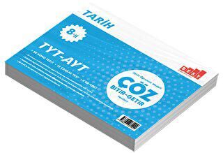 Ünlü Yayınları TYT-AYT Tarih 8li Çöz Bitir - Getir Testleri - 1