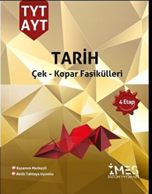 İMES Eğitim Yayınları TYT AYT Tarih Çek - Kopar Fasikülleri - 1