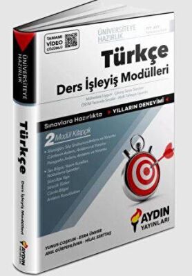 Üniversiteye Hazırlık TYT Türkçe Ders İşleyiş Modülleri kapağı