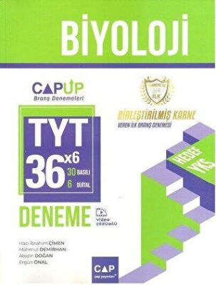 Çap Yayınları TYT Biyoloji 30X6 Up Deneme - 1