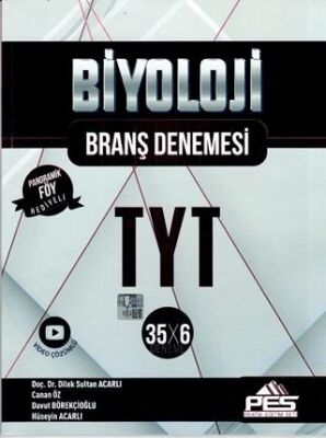 PES Yayınları TYT Biyoloji 35 x 6 Branş Denemesi - 1