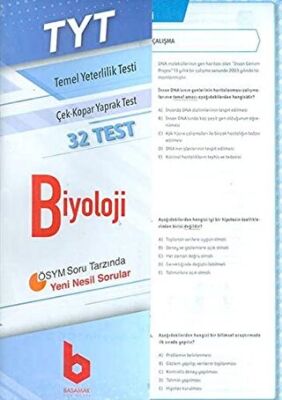 Basamak Yayınları TYT Biyoloji Çek - Kopar Yaprak Test - 1