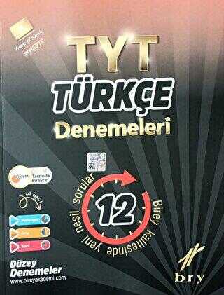 Birey Eğitim Yayınları TYT Branş Denemeleri - Türkçe 12`li