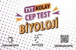 Karekök Yayıncılık TYT Cep Test Biyoloji Kolay - Karekök Yayıncılık