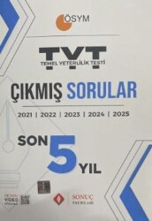 TYT Çıkmış Sorular Son Beş Yıl 2025 - Sonuç Yayınları