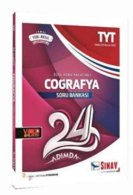 Sınav Yayınları TYT Coğrafya 24 Adımda Özel Konu Anlatımlı Soru Bankası - 1