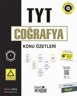 Üçgen Yayıncılık TYT Coğrafya Konu Özetleri - 1