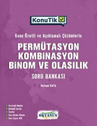 Okyanus Yayınları TYT KonuTik Permütasyon, Kombinasyon, Binom Ve Olasılık Soru Bankası - Okyanus Yayınları