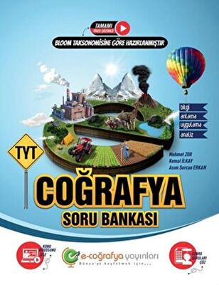 E-Coğrafya Yayınları TYT Coğrafya Soru Bankası - 1