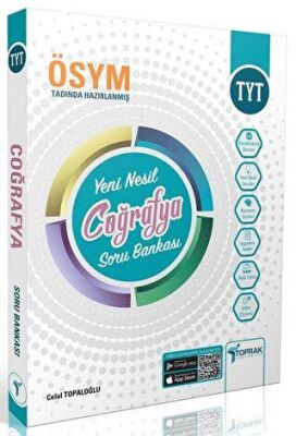 Toprak Yayıncılık TYT Coğrafya Yeni Nesil Soru Bankası - 1