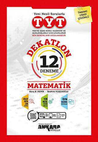 Ankara Yayıncılık TYT Dekatlon Matematik 12 Deneme