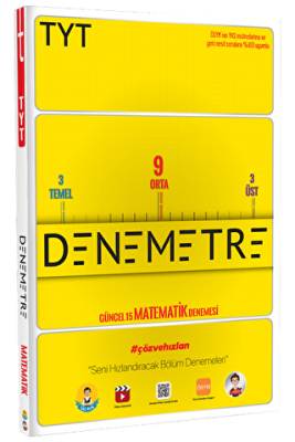 Tonguç Akademi TYT Denemetre Yeni Nesil 15 Matematik Denemesi - 1