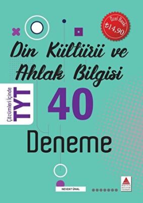 Delta Kültür Yayınevi TYT Din Kültürü ve Ahlak Bilgisi 40 Deneme - 1