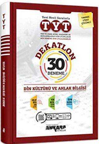 Ankara Yayıncılık TYT Din Kültürü ve Ahlak Bilgisi Dekatlon 30 Deneme