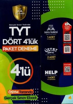 Soru Kalesi Yayınları TYT Dört Dört`lük Paket Deneme Ösym Tarzında - 1