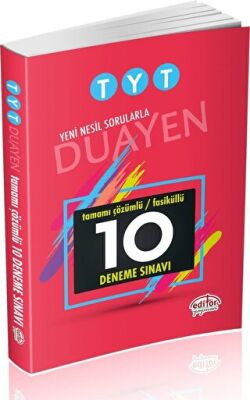 Editör Yayınevi TYT Duayen 10 Fasikül Çözümlü Deneme Sınavı - 1