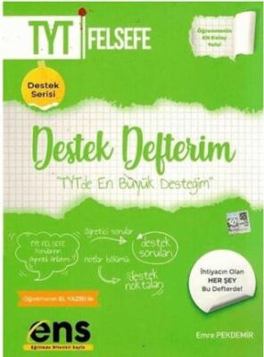 ENS Yayınları TYT Felsefe Destek Defterim - 1
