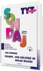 TYT Kamp Sondaj 208 Soruda Felsefe - Din Kültürü ve Ahlak Bilgisi - Yayın Denizi Yayınları