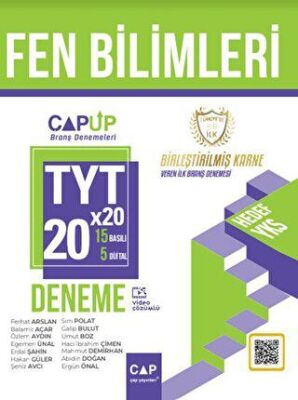 Çap Yayınları TYT Fen Bilimleri 20 x 20 Up Deneme - 1