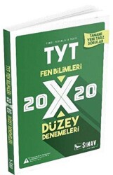 Sınav Yayınları 2019 TYT Fen Bilimleri 20x20 Düzey Denemeleri - Sınav Yayınları