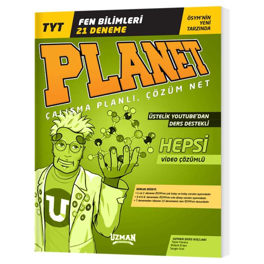 TYT Fen Bilimleri 21 Deneme Planet Uzman Yayınları