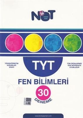 Bi Not Yayınları TYT Fen Bilimleri 30 Deneme - 1