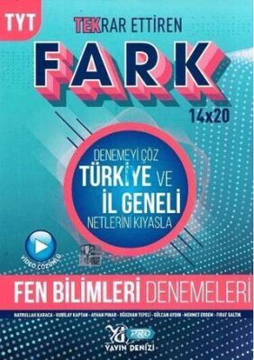 Yayın Denizi Yayınları TYT Fen Bilimleri Fark Tekrar Ettiren Denemeleri - 1